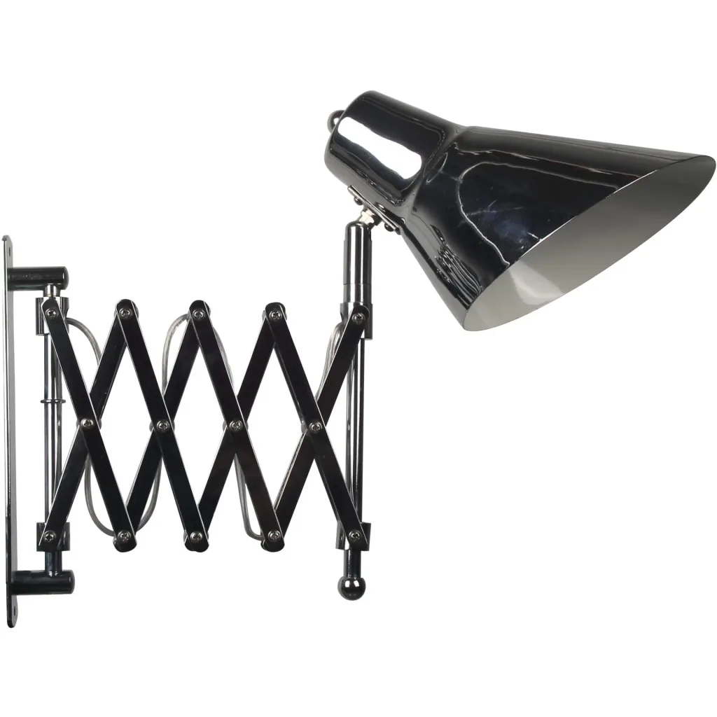 VT-7402 Chrome wall light with accordion suspension - E27