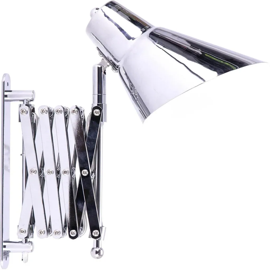 VT-7402 Chrome wall light with accordion suspension - E27