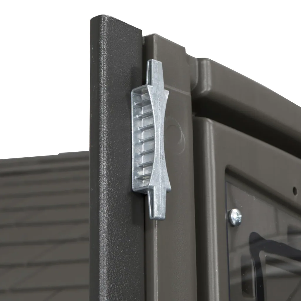 Plastic tool shed Galaxy dark grey, 244 x 457 x 244 cm