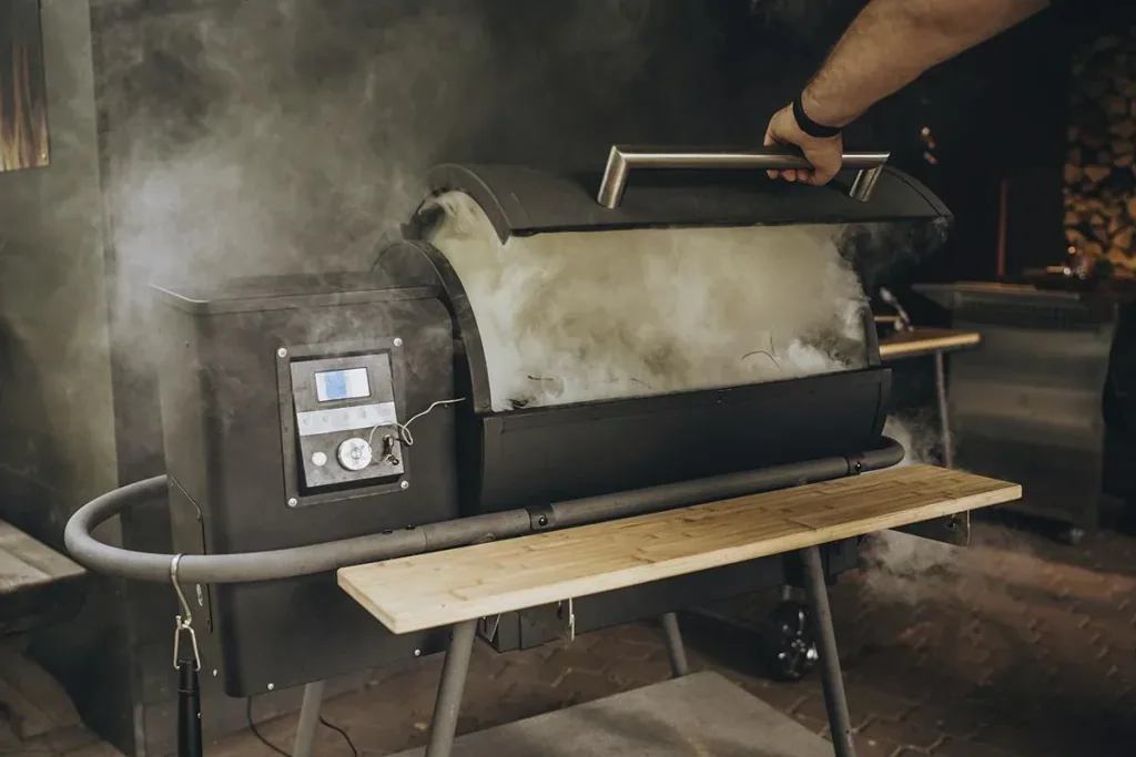 PelletGrill - Sheriff including storage board and brackets