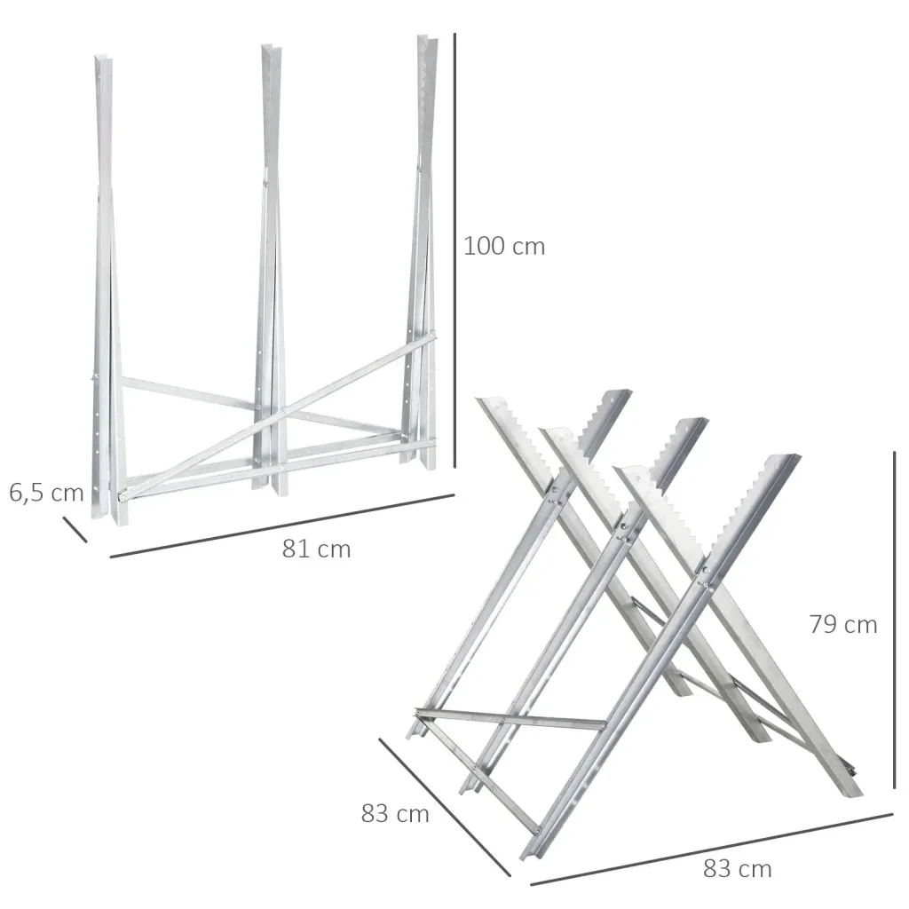 Chainsaw stand foldable