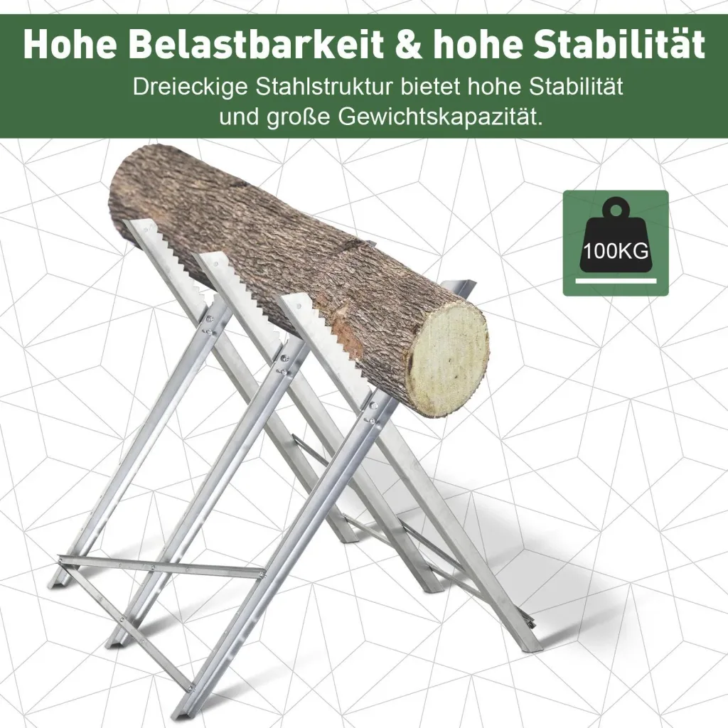 Chainsaw stand foldable