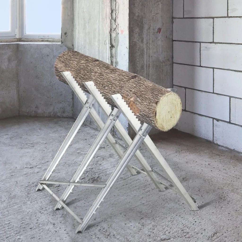 Chainsaw stand foldable