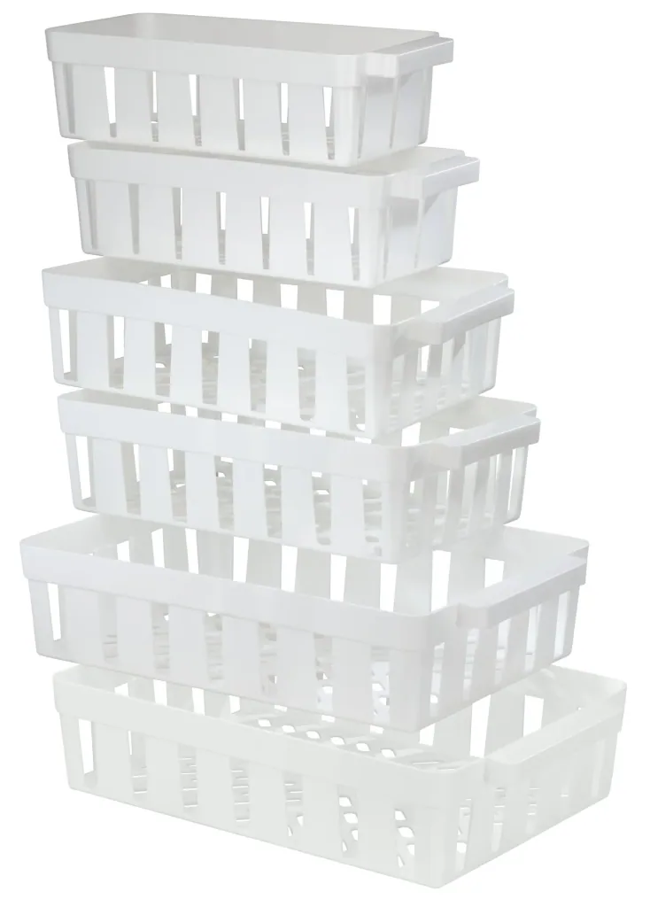Refrigerator baskets, set of 6