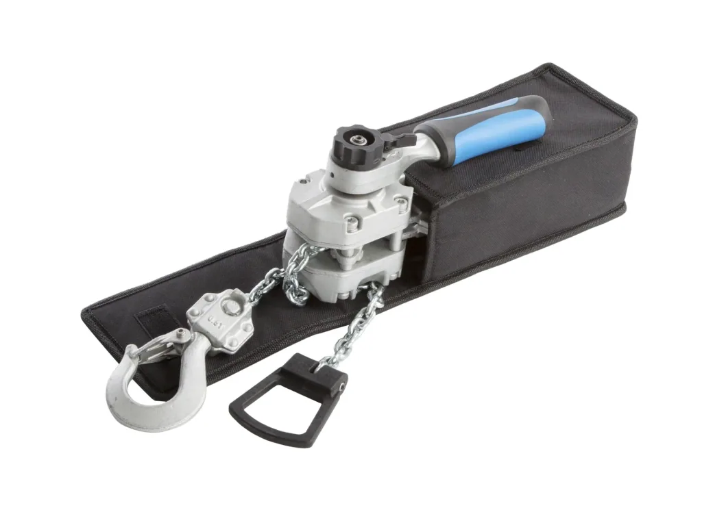 Aluminium lever hoist PAH 3200, load capacity 3200 kg, stroke 1.5 m, 1-fall