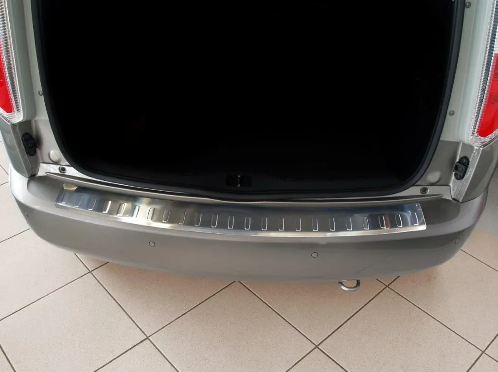 Loading sill protection Skoda Rapid / stainless steel, built 2012-2015, FL 2015>