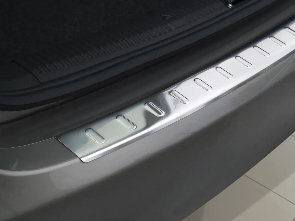 Loading sill protection Skoda Rapid / stainless steel, built 2012-2015, FL 2015>