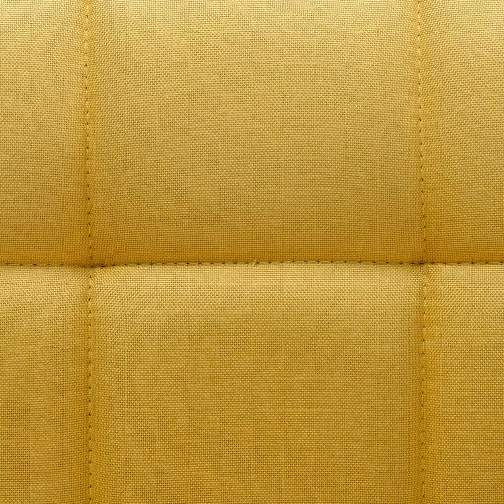 Dining room chairs swivel 2 pieces fabric yellow