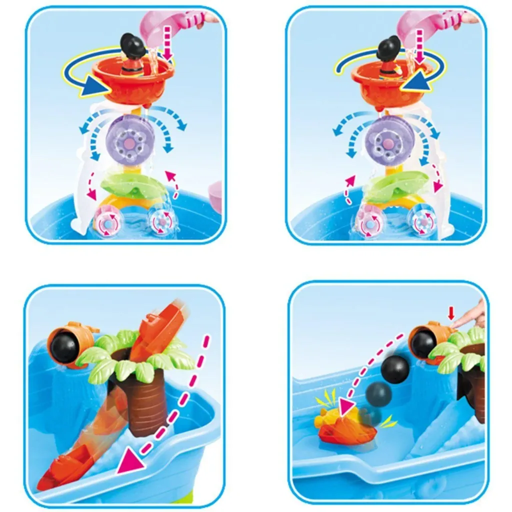 Water play table children's play table with accessories
