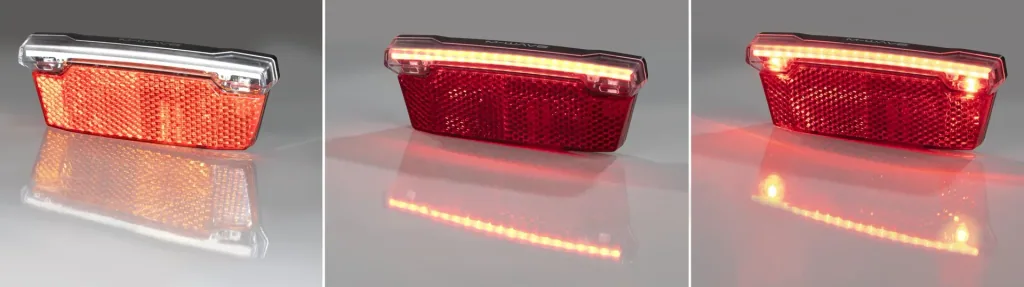 E-bike rear light "Helios E-Brake" - with brake light function