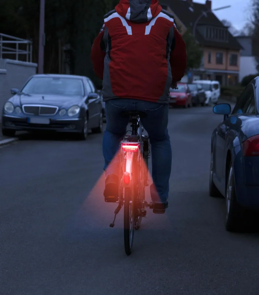E-bike rear light "Helios E-Brake" - with brake light function