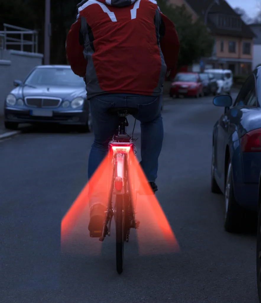 E-bike rear light "Helios E-Brake" - with brake light function