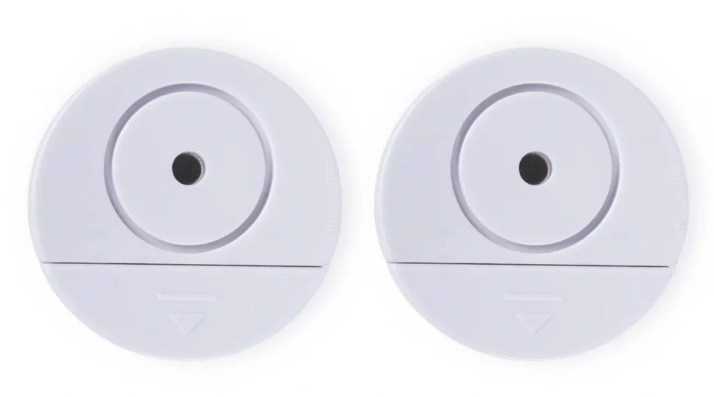 Glass break detector including batteries - set of 2