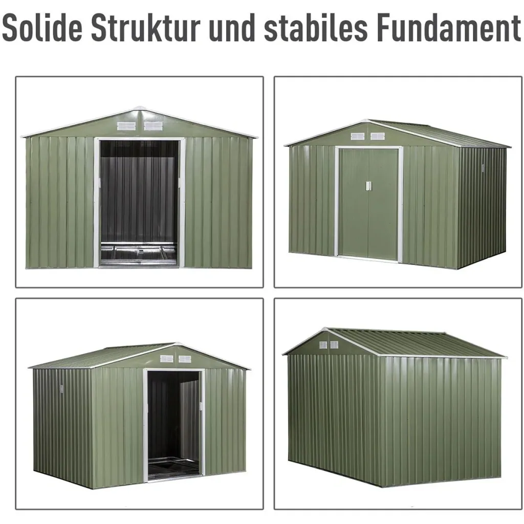 Garden shed gray