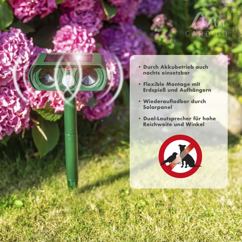 Solar Animal Repellent Dual