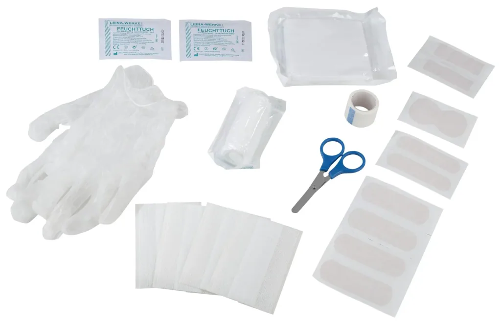 First aid kit for sports and leisure