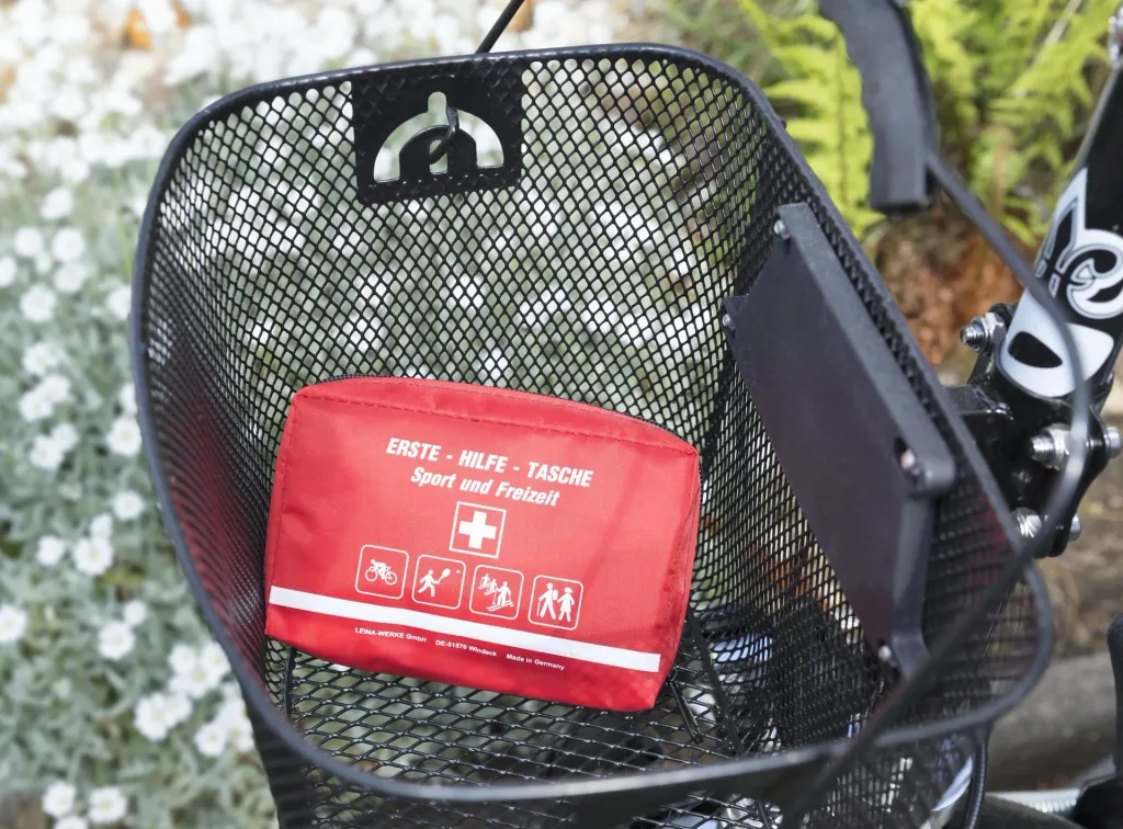 First aid kit for sports and leisure