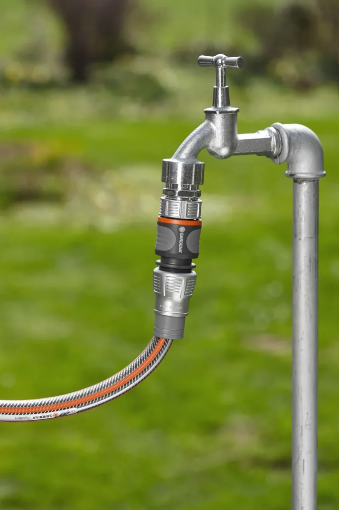 Premium hose connector 1/2''-5/8'', packaged