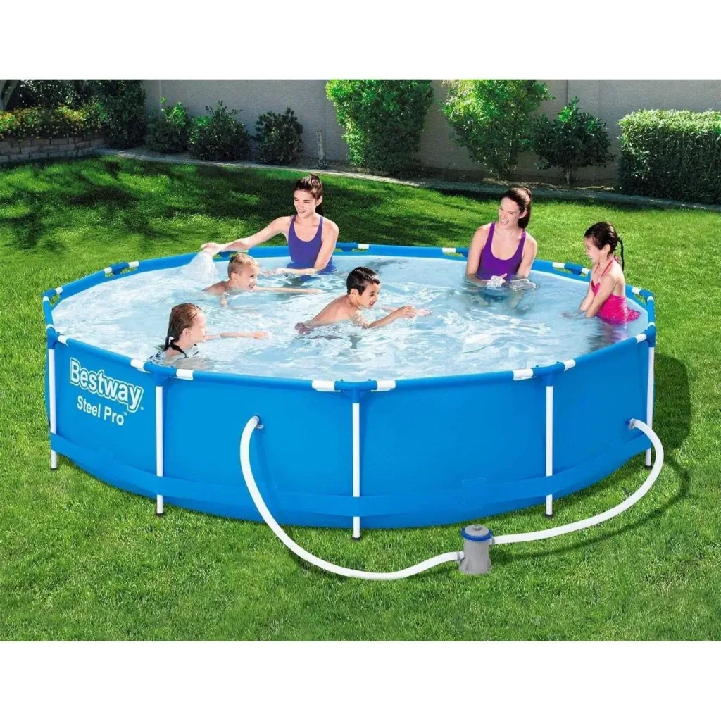 Swimming pool with filter pump - Ø366cm - 6473 L - Filter pump: 1.2 m³/h