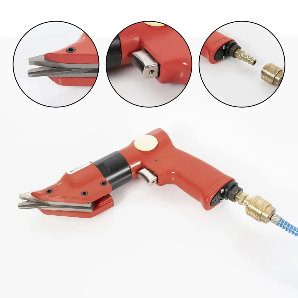 Pneumatic sheet metal shears