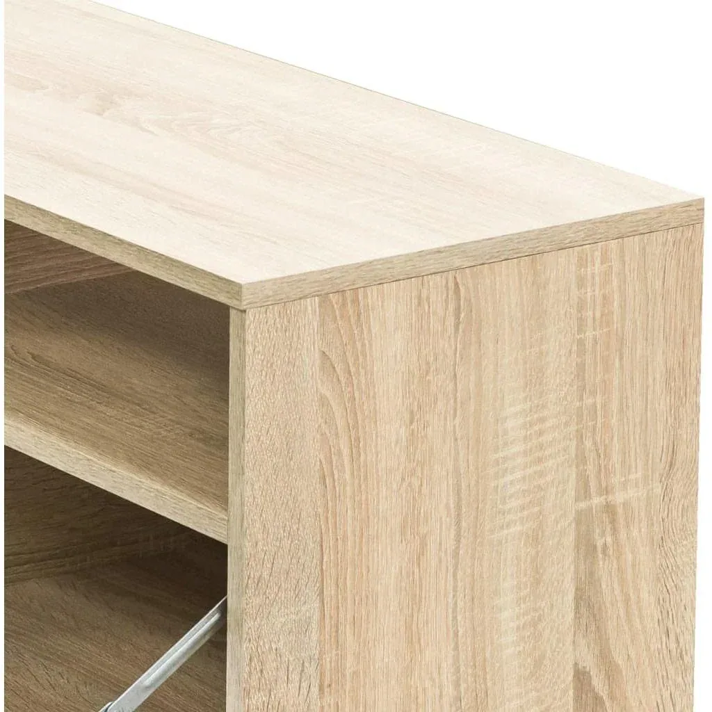TV cabinet 95x35x36 cm chipboard oak color