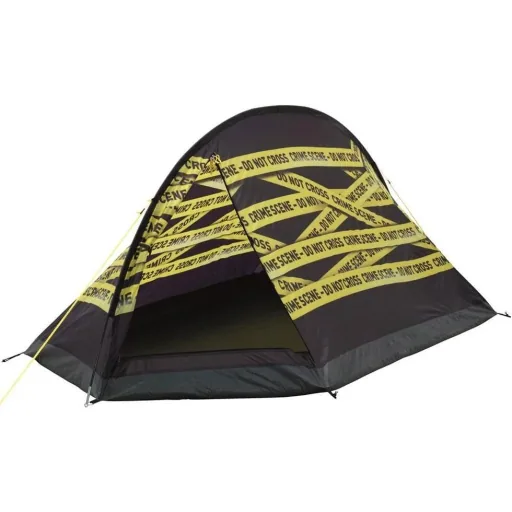 Picture crime scene tent