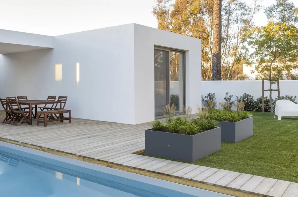 Plantenbak Herstera Garden 150 x 100 x 50 antraciet
