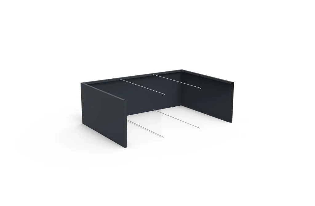 Plantenbak Herstera Garden 150 x 100 x 50 antraciet