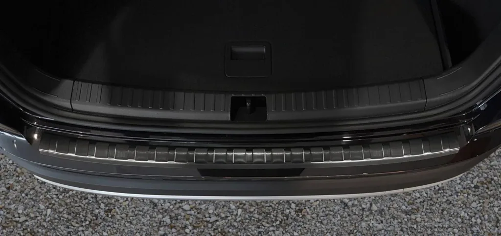 Loading sill protection stainless steel graphite / black for Seat Ateca, built from 2016>