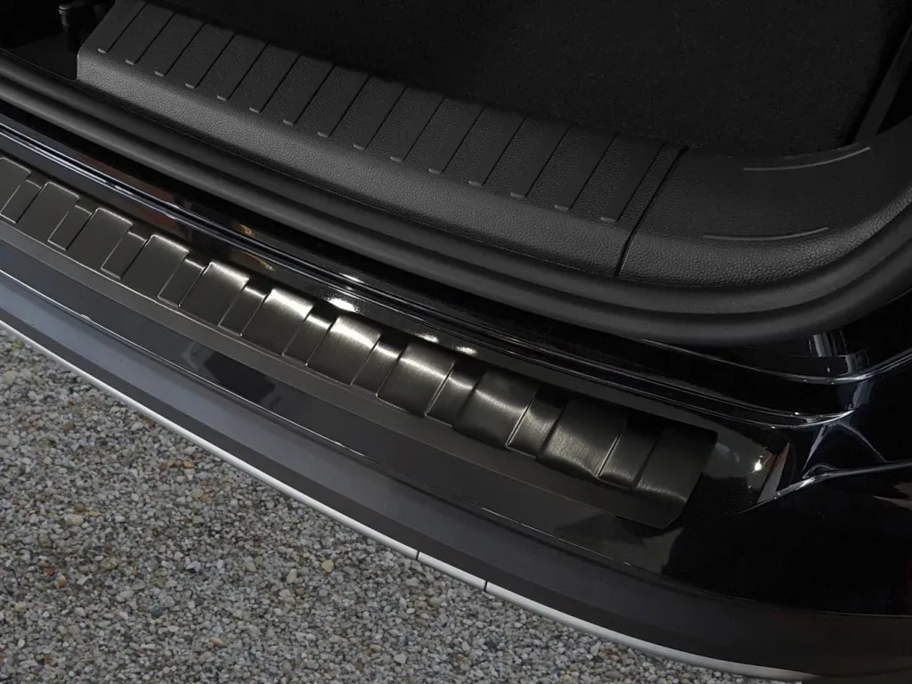 Loading sill protection stainless steel graphite / black for Seat Ateca, built from 2016>