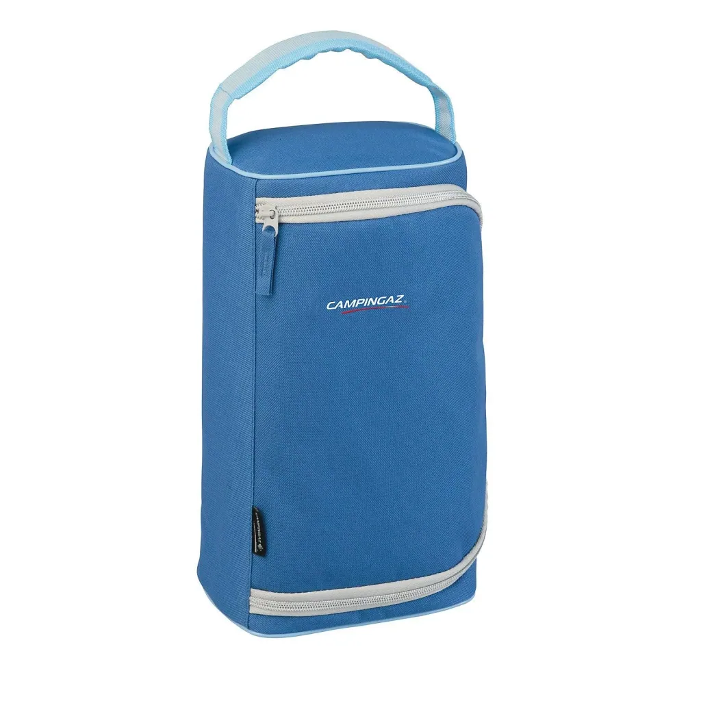 Bivouac camping gas cooker for valve cartridges, with Easy Clic Plus system, piezo ignition and carrying bag