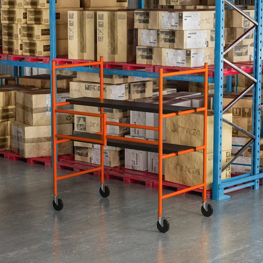 Work scaffold mobile scaffolding stair ladder ladder with locking wheels adjustable work platform portable folding