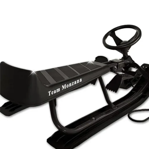 Sled up to 75 kg black