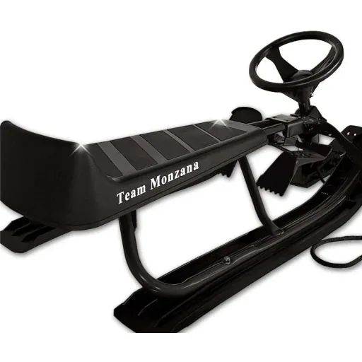 Sled up to 75 kg black