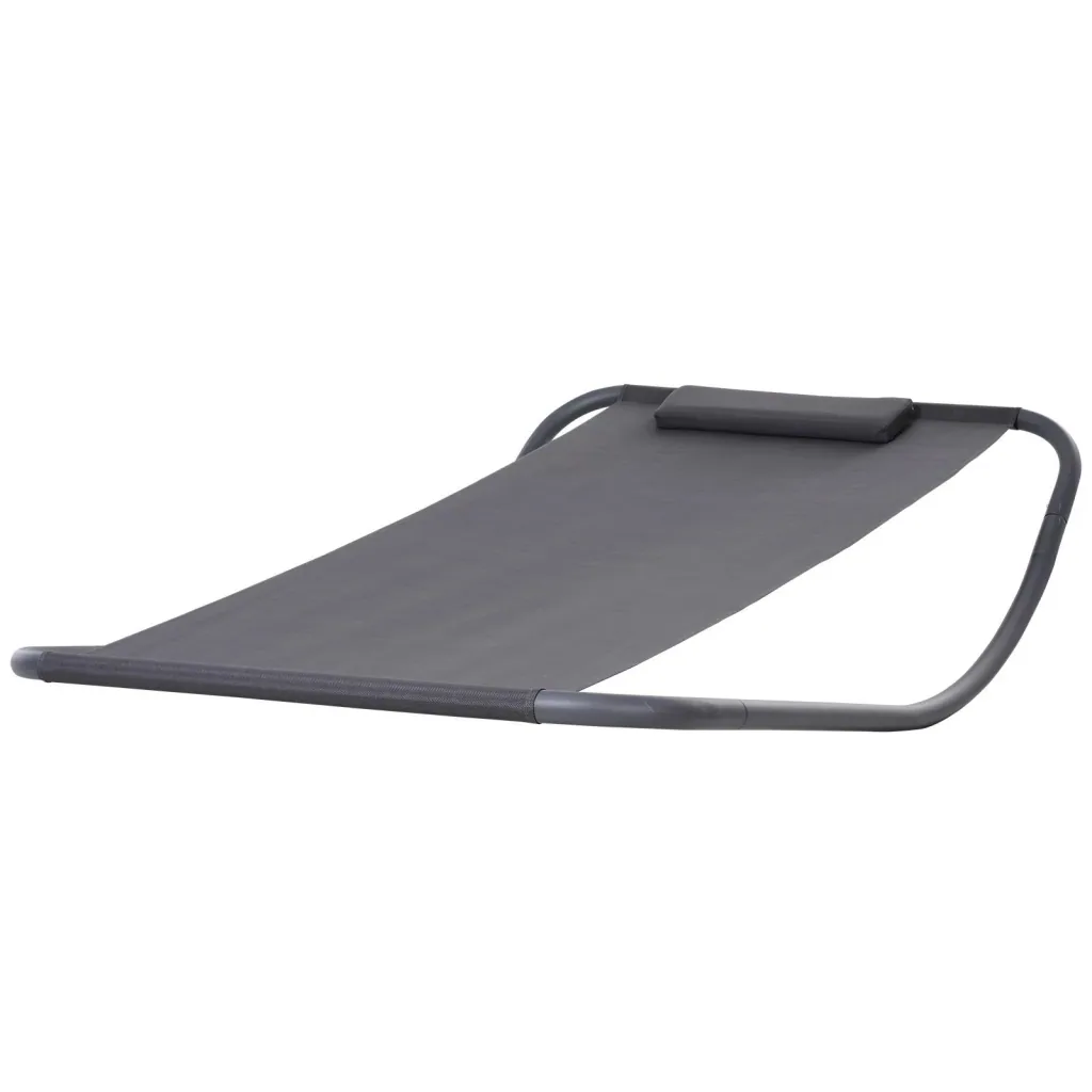 Rocking lounger with cushion