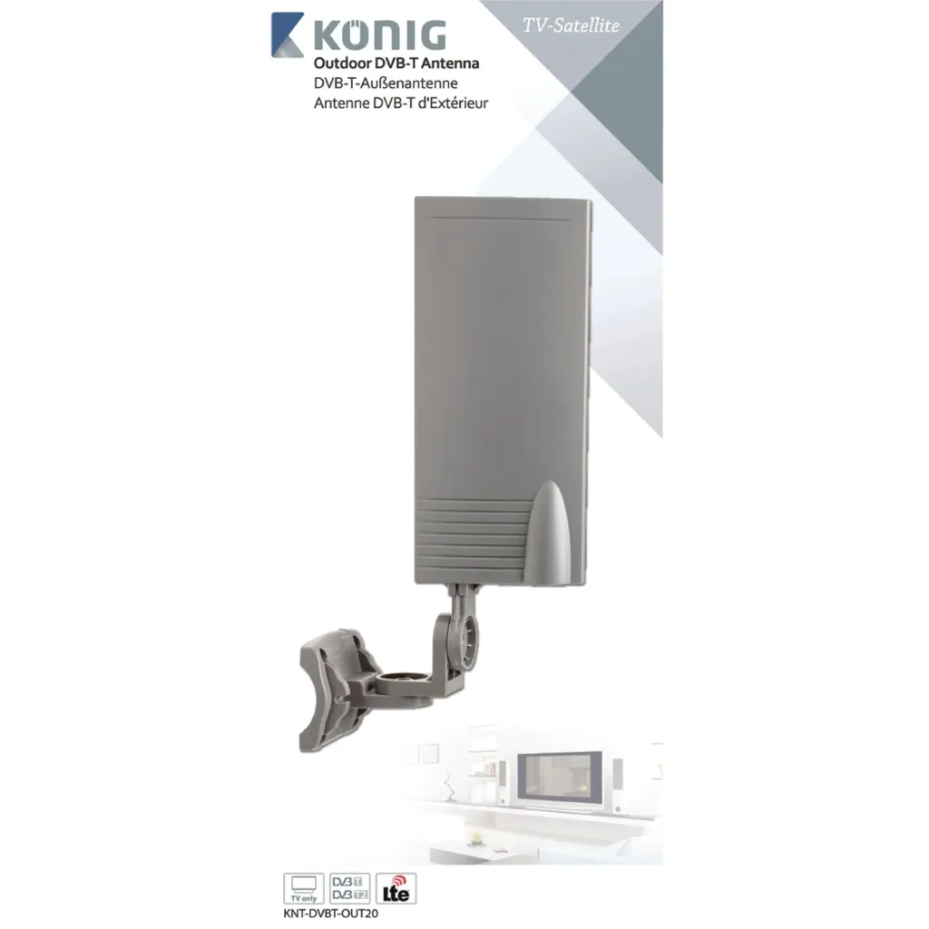 DVB-T/T2 outdoor antenna 15 dB VHF / UHF