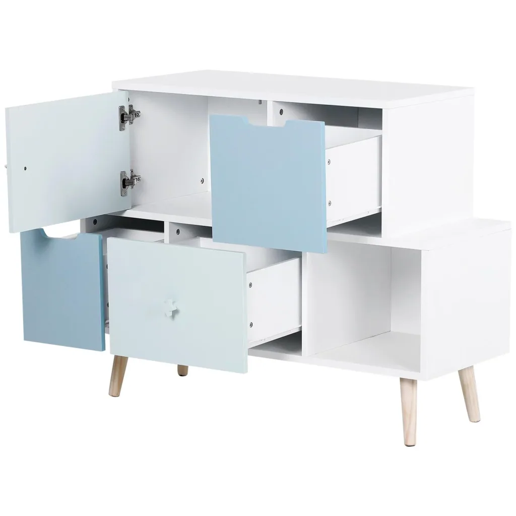 Storage shelf for children