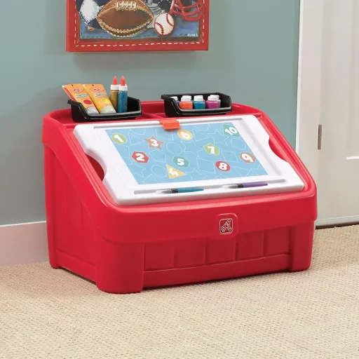 2-in-1 Toy Box & Art Cover