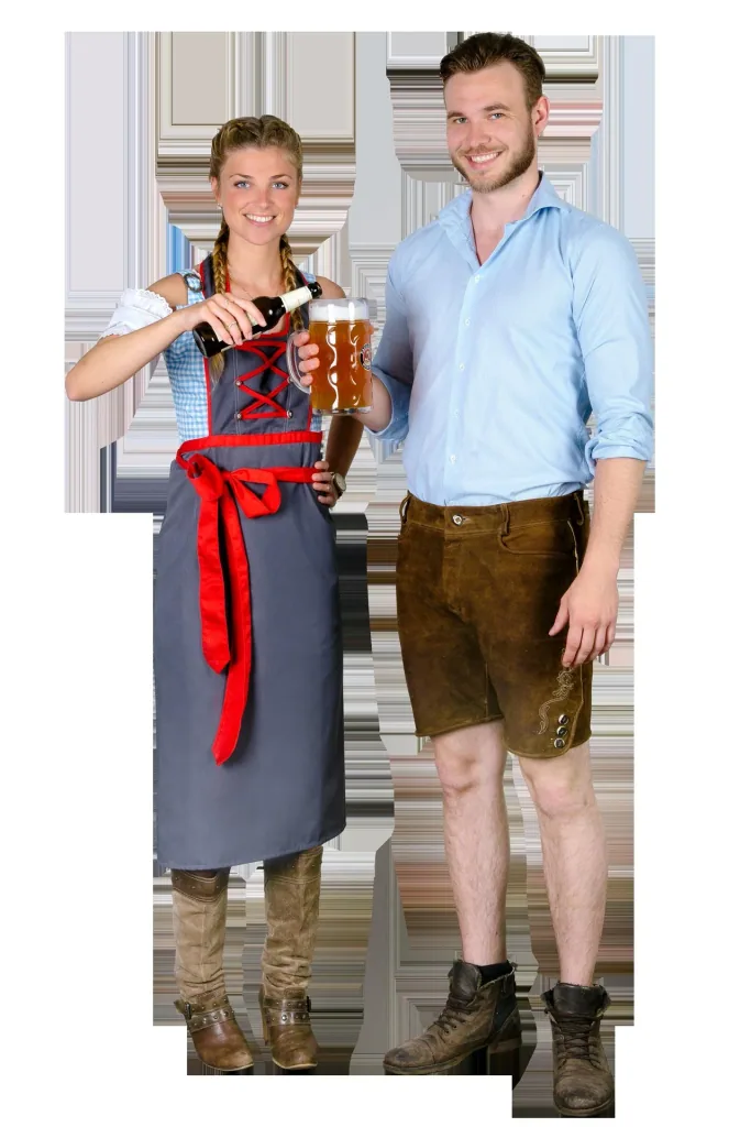 Apron for women, color gray/red, one size