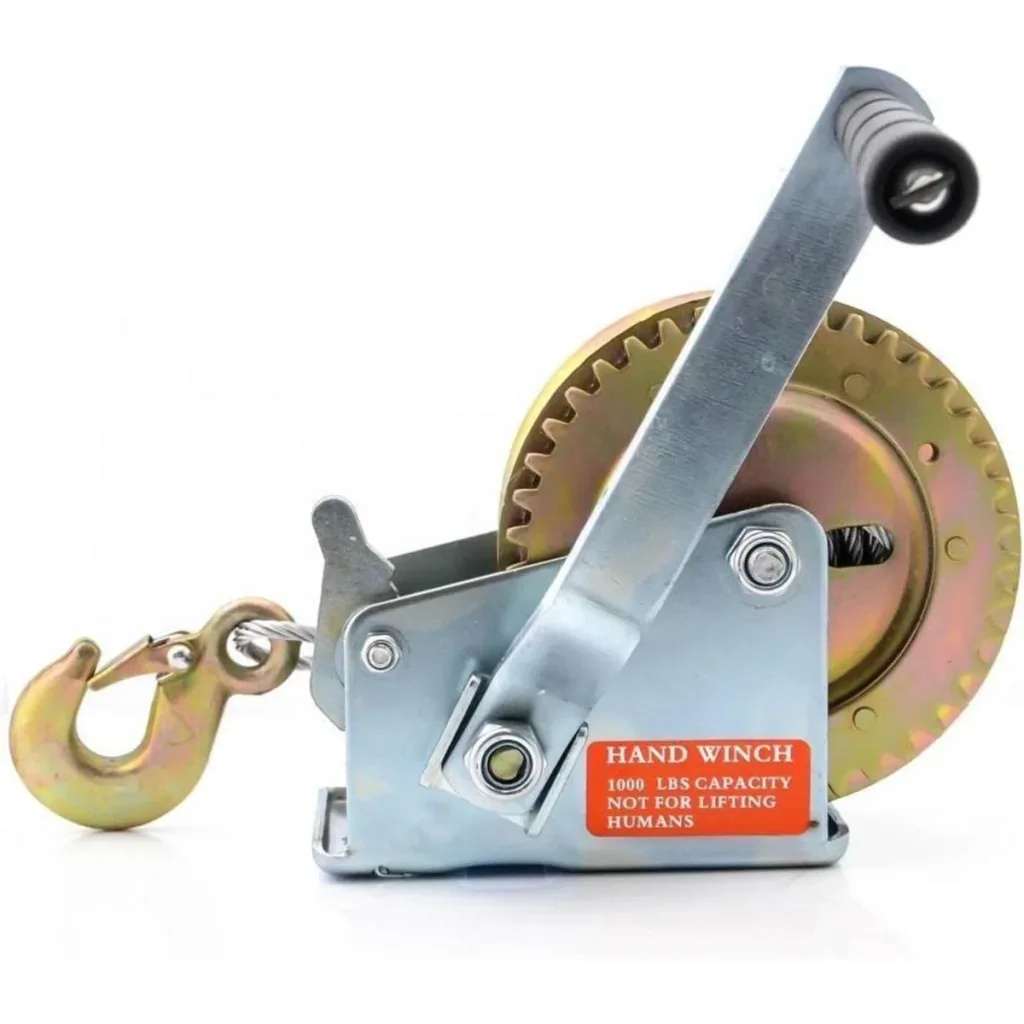 Winch 10 Meter Hand Winch 1000 Lb / 456 Kilo