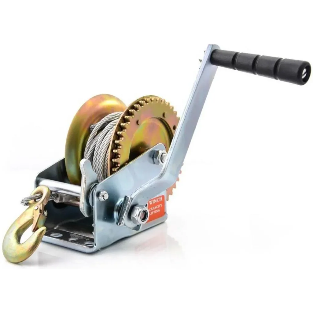 Winch 10 Meter Hand Winch 1000 Lb / 456 Kilo