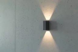 LED wall light BARRA, 8 watts, 320 lm, warm white, for indoor and outdoor use