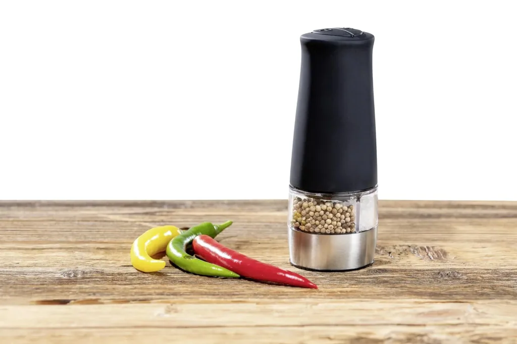 2 in 1 Electric Grinder with Light, Black