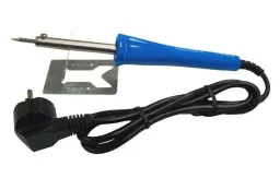 Soldering iron VDE 30 W with stand/tip, straight pencil tip
