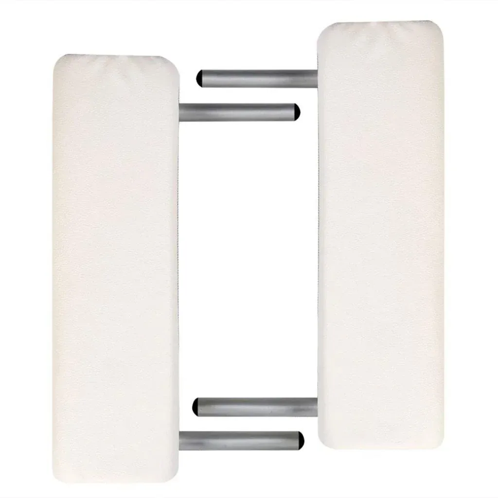 Folding massage table 3 zones with aluminum frame (cream)
