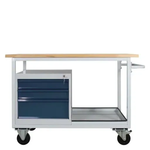 Mobile workbench / table trolley "EKO", 3 drawers, L1300xW600xH850mm