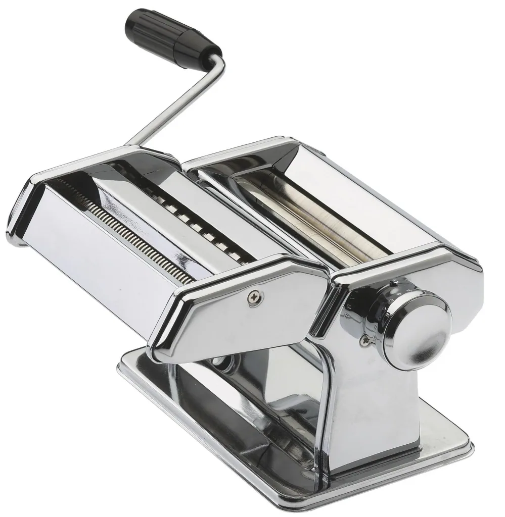 Pasta machine "PASTA PARFETTA DE LUXE SET", with attachments for 6 different types of pasta