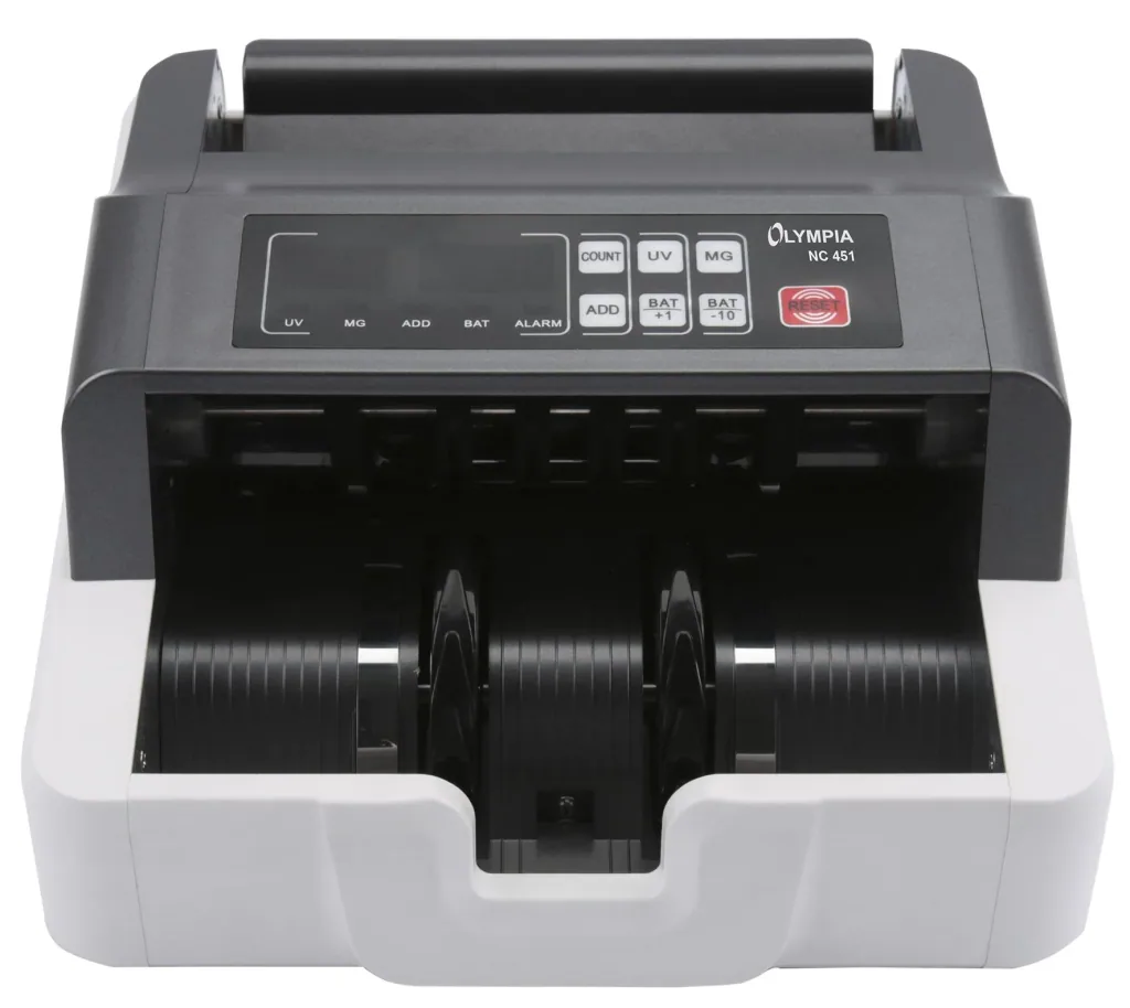 Banknote validator and counting device with UV + MG
