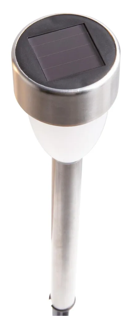 Solar LED stainless steel lights – 5 pieces