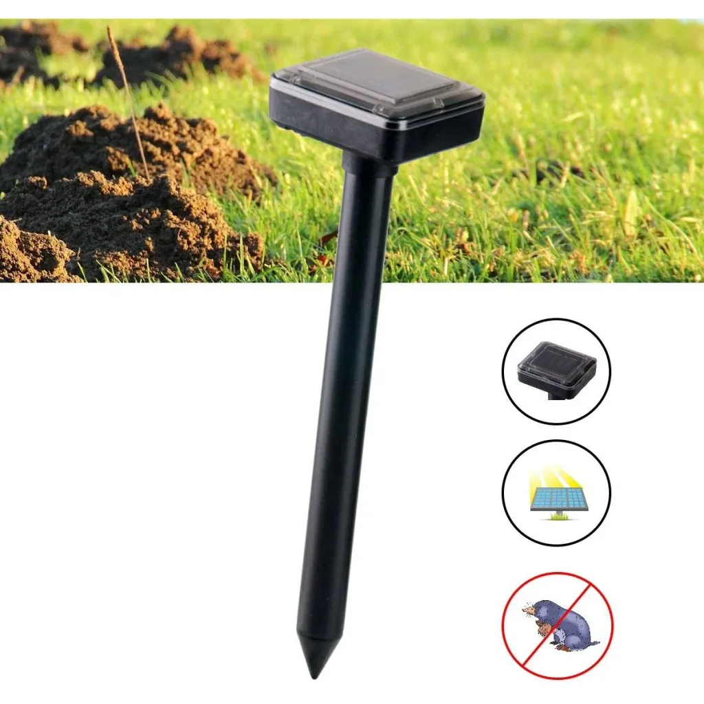 4x Guard'n care solar-powered mole repellent